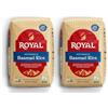 Royal Authentic Royal - Riso basmati bianco indiano a grani lunghi invecchiato naturalmente, 1,8 kg (2 sacchetti da 0,9 kg)