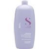 Alfaparf Semi di Lino Smoothing Low Shampoo 1000ml - Shampoo Lisciante per Capelli Crespi