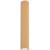 SOLLUX lighting Lampada Da Soffitto Faretto Da Soffitto In Alluminio 1 Paralume 6,5 x 6,5 x 40 cm Karbon Oro