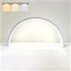 WMFASBAG Luce mezzaluna per scrivania a led lampada per chiodi per chiodo led (TRI BIHE TRI COLORE) (luce colorata bianca)