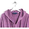 Caleffi - Accappatoio MINORCA per Bambini Unisex con Cappuccio, in Spugna 100% morbido Cotone idrofilo 400gsm, Lavabile in Lavatrice 40° + Asciugatrice, Taglia 6 anni Colore CICLAMINO