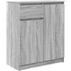 vidaXL Credenza con Cassetto Grigio Sonoma 71x35x84 cm in Truciolato, Mobile Contenitore, Mobile credenza, Armadio corridoio, Mobile Buffet