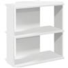 vidaXL Libreria a 3 Ripiani Bianca 60x30x60 cm in Legno Multistrato, libreria 3 Ripiani, Mobile di conservazione, credenza, Mobile portaoggetti