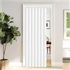 Vatge Tende per porte per porte, tenda pieghevole per interni armadio, tenda per camera da letto, bagno e lavanderia, tende plissettate per porta, 1 pannello con fermatenda, larghezza 99 x lunghezza