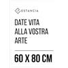 Estancia Cornice Portafoto in Legno Bianco 60x80 cm con Vetro Plexi Infrangibile | Cornice Bianca Grande 60 x 80 cm | Cornici per Foto da Parete