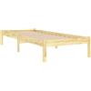 vidaXL Giroletto in Legno Massello di Pino 90x200 cm