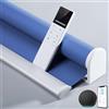 TIPIACE Tende Oscuranti Motorizzate Smart Hard-Wired o Ricaricabili, Tessuto Spesso Impermeabile Blackout Totale per Interni, Personalizzabili su Misura (Dark Blue)