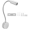 YUMILI Lampada da lettura flessibile a collo d'oca, lampada da parete a LED Lampada da notte a parete regolabile per camera da letto 85V-265V