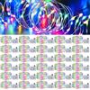 WIYETY Catena luminosa a LED batteria: 30 pezzi filo di rame con tre modalità, 2 m 20 LED mini catena luminosa per feste, matrimoni, Natale
