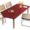 KFDZSW Tovaglia Rettangolare Antimacchia Impermeabile, Tovaglia con Bordo Elastico Tovaglia Lavabile Tovaglia per Esterno, per Protezione Tavolo (Rosso,80X120CM)