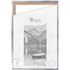 CLAMARO 'SFR35' - Cornice con giunti ombreggiati per telaio da 68 x 98 cm, colore argento, cornice in legno MDF per telai con tele, con ganci e materiale di montaggio