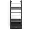 CREATE / Warm Towel Advance/Scaldasalviette Elettrico con radiatore e WiFi Nero / 51,5x11x115,5 / Controllo Via App, Schermo LCD, 2 potenze, Tecnologia PTC, 1000W