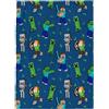 Jay Franco Coperta in pile per bambini di Minecraft, 130 x 150 cm, morbida e accogliente, per camera da letto e divano, prodotto con licenza ufficiale, blu