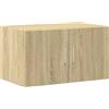vidaXL Mobile a Parete Rovere Sonoma 70x42,5x40 cm Legno Multistrato