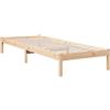 vidaXL Letto Extra Lungo Senza Materasso 180x200 cm in Legno di Pino, Telaio Letto, Letto Singolo, mobili per Camera da Letto, Letto, giroletto
