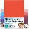 etérea Himmlische Qualität etérea Jersey lenzuolo con angoli 80x160-80x180 cm Terra Epaisseur 15-20 cm - 100% Cotone - Oekotex materasso Letto copripiumino - lenzuola 80x160cm - 80x180cm Arancia