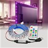 LED ATOMANT Striscia Luminosa da 2 m con sincronizzazione musicale per TV RGB LED 5V USB, Include Telecomando e Adesivo, 70 LED/m, Tagliabile ogni 50 cm, (TV da 32 a 42 pollici)