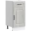 vidaXL Base da Cucina Kalmar Grigio Sonoma in Legno Multistrato, Mobile Base lavello, Mobile Cucina Base con cassetto, Mobile Base lavello