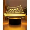 BIRBANN Lampada Titanic 3d Decorativa, Con 7 Colori Cangianti, Regalo A Tema Titanic Ideale Per Donne, Mogli E Fidanzate, Perfetto Per Anniversari Romantici E Compleanni, Adatto Sia A Uomini Che A Donne