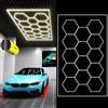 Sedtonmu Lampada LED a Nido d'Ape 6500 K Lampada da Garage LED Esagonale Luci LED Esagonali da Garage per Officina Stazione di Manutenzione Lavaggio Auto Palestra Bar,4500k,1