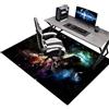 KQIEJUY Tappeto Sedia Gaming 80 x 160 cm, Tappeto Sedia Ufficio, Tappeto Salvapavimento Antiscivolo, Tappeto per Sedia con Ruote, Tappetino per Sedia da Scrivania, Tappetino Protettivo per Pavimenti Duri