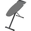 Colombo Asse da Stiro ALLUMINIA XL 125x42 cm, in Alluminio Leggero e Stabile, Regolabile in Altezza, Porta Caldaia Professionale fino a 10kg con Porta Grucce, Pieghevole, Copriasse 100% Cotone Bio