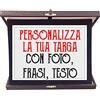 fashwork Targa Premio Personalizzabile con Nome, Foto, Logo, Testo Compleanno Laurea Natale SanValentino papà Nonno Zio Zia Mamma Nonna Zia Idea Regalo