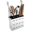 TentHome Portaposate da Parete Scolaposate da Muro Scola Posate da Cucina Supporto Organizzatore per Posate Acciaio Inox