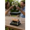 B MEMORY BOX Memory Box LED Personal - Espositore per Tappi Vino e Champagne - Idea Regalo o bomboniera per Eventi, nascite, Compleanni, anniversari - Plexiglass Trasparente, Illuminazione LED, 10.6x6.5 cm, 100g