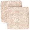PARAMAISON Cuscini Coprisedia Shabby Chic Edera, Set da 2 pezzi, Imbottito, con Fascia Elastica, Sfoderabile, 40x40 cm, Vari Colori