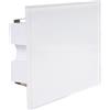 damastoreitalia Segnapasso Faretto LED da incasso per scatola 503 IP65 4W 3 tonalità CCT Luce calda, naturale, fredda - vetro bianco per esterni e interni 220V (Luce diretta)
