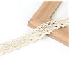 Anevous Nastro in pizzo di cotone, 10 m, vintage, per uncinetto, pizzo all'uncinetto, per cucito, artigianato, matrimonio, scrapbooking, confezione regalo, 2,5 cm, bianco