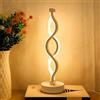 Maimeili Lampade da tavolo a LED moderne Lampade da scrivania a spirale dimmabili uniche con 3 livelli di colori per camera da letto da letto e soggiorno Ufficio Libreria Art Wall Decor