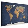 Cuadros B&D XXL - Quadro 120x80 cm 1 Pezzo Stampa su Tela Strutturata XXL Quadri Moderni Murale Arte Moderno Grafica Decorazioni da Parete Pittura Immagini Decori Poster Mondo Continente k-C-0048-b-b