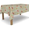 BANZAII TEXTILE INNOVATOR ONLINE Banzaii Tovaglia Plastificata 140x100 cm, Copritavolo Antimacchia in PVC da Esterno e Interno Facile Da Pulire Nella Misura Che Vuoi - Campagna Beige