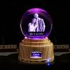 SHKINETARRY Luce notturna a sfera di cristallo personalizzata, foto di cristallo 3D personalizzate, base a LED con luce colorata, regalo personalizzato per donne, uomini, papà e mamme