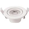 Optonica Faretto LED Incasso Orientabile Tondo Soffitto 5 Watt Plastica Driver Incluso