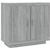 vidaXL Credenza Grigio Sonoma 80x40x75 cm in Legno Multistrato