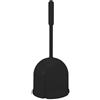 GIO'STYLE GioStyle Scopino per WC Sirio | Antibatterico Integrato | Nero | Made in Italy