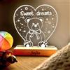Lasermaniac Lampada PERSONALIZZABILE a led per neonati, bambini. Decorazione per cameretta a luce calda, regalo per nascita neonato e neonata prodotto Artigianale, confezionato a mano