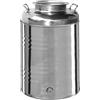 OliVari Contenitore in acciaio inox 50 Lt per olio con predisposizione rubinetto