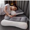 HINNVCL - Cuscino per Apnea Notturna, Cuscino Ortopedico per Sonno Profondo, Cuscino Anti Apnea Pro Ease, Cuscino Ergonomico per Collo e Spalla, Cuscino per Chi Dorme di Lato, Schiena, Stomaco