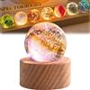 Generic Lumina Noctis Balls, sfere di vetro Lumina Noctis, 7 sfere di cristallo Core Memories, sfere di vetro incrinato di ghiaccio da 40 mm, luce notturna a LED a 7 colori per decorazione domestica e