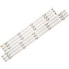 Lskjzzn Striscia di retroilluminazione a LED 4+5 lampade Compatibile for TV LG 49 17Y 49UJ65_A_27LED 49UJ630 49LJ614V 49UJ634V 49UJ670 49UJ651V 49UJ701V