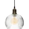 ATMOSPHERA CREATEUR D'INTERIEUR Atmosphera - Lampadario Laye in vetro D20 cm