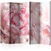 murando - Paravento Decorativo Bifacciale Fiori 225x172 XXL 5 Pannelli Divisori - Stampa su due Lati su Tela in TNT - Separe Divisorio per la Casa - Non Trasparente - Natura b-B-0389-z-c