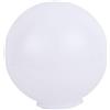 Milageto Paralume a Sfera per Esterni, Paralume a Sfera, Copertura per Lampada di Facile Installazione, Globo per lampione, Bocca da 25 Cm 120