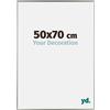 yd. Your Decoration - Cornice 50x70 cm - Champagne - Cornice Decorativa Parete in Plastica con Vetro in acryl - Antiriflesso - 50x70 Cornice - Evry