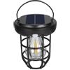 Rocky Green Lampada da parete per esterni ad energia solare con sensore di movimento, stile vintage, resistente alle intemperie, illuminazione esterna per giardino, patio, campeggio (piccola)