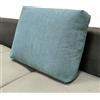 AQIGR Fodera Cuscino Divano 60x50 70x50 80x50 90x50 Ciniglia Federa Copricuscini Cuscin Divano Decorativi per Camera da Letto Soggiorno Sedie Divani Deco(Dust Blue,90x50x18cm)